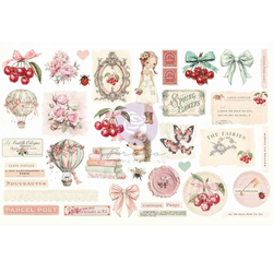 Prima Cherry Sweet Ephemera -leikekuvat, Pink Dreams