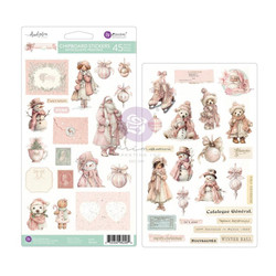 Prima Christmas Blush -chipboard tarrat 