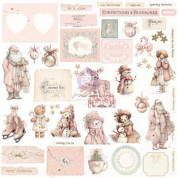 Prima Ephemera -leikekuvat Christmas Blush Ephemera, Frosty Memories 