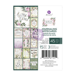 Prima Marketing Serene Petals Journaling Notecards, 3