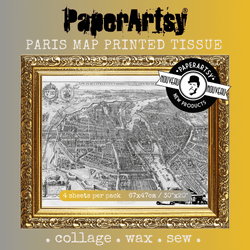 PaperArtsy Tissue -paperi Paris