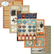Elizabeth Craft Designs Everyday Ephemera 2 -paperipakkaus, A5