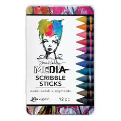 Dina Wakley Media Scribble Sticks -värit
