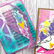 Dina Wakley Media sapluuna Groovy Coaster