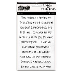 Dyan Reaveley's Dylusions Bigger Back Chat -tarrat, white