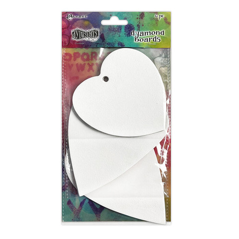 Dylusions Dyamond Boards -pohjat, Assorted Hearts