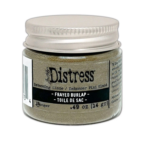 Tim Holtz Distress Embossing Glaze -jauhe, sävy Frayed Burlap