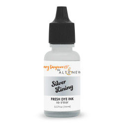 Altenew Fresh Dye Ink -täyttöpullo, sävy Silver Lining
