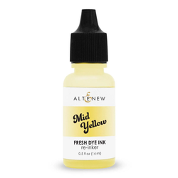 Altenew Fresh Dye Ink -täyttöpullo, sävy Mid Yellow