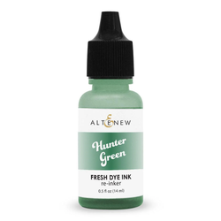 Altenew Fresh Dye Ink -täyttöpullo, sävy Hunter Green