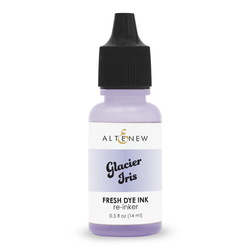 Altenew Fresh Dye Ink -täyttöpullo, sävy Glasier Iris
