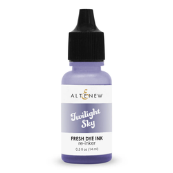 Altenew Fresh Dye Ink -täyttöpullo, sävy Twilight Sky