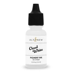 Altenew Pigment Ink -täyttöpullo, sävy Cloud White