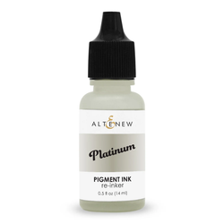 Altenew Pigment Ink -täyttöpullo, sävy Platinum