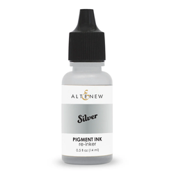 Altenew Pigment Ink -täyttöpullo, sävy Silver