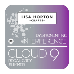 Lisa Horton Crafts Cloud 9 Interference -mustetyyny, sävy Regal Grey Shimmer