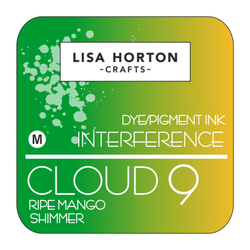 Lisa Horton Crafts Cloud 9 Interference -mustetyyny, sävy Ripe Mango Shimmer