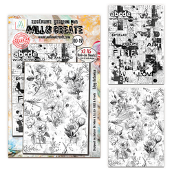 AALL & Create Rub Ons -siirtokuvat Edgy Botanica