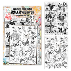 AALL & Create Rub Ons -siirtokuvat Fly Around