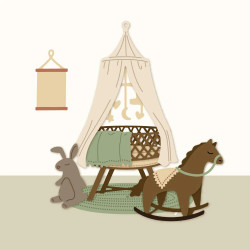 Honey Bee Stamps stanssi Rock-A-Bye Baby