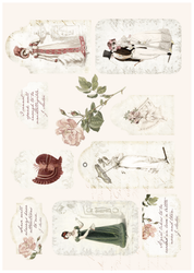 Paper Garden paperipakkaus Rose Valley, A4