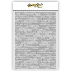 Honey Bee Stamps 3D kohokuviointikansio Rustic Brick Wall