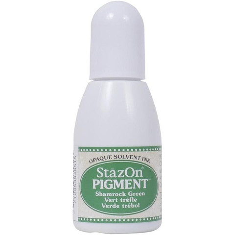 StazOn Pigment -täyttöpullo, sävy Shamrock Green