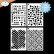 Elizabeth Craft Designs sapluunat Journal Stencils 11