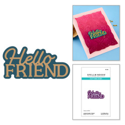 Spellbinders stanssi Hello Friend