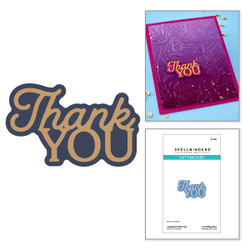 Spellbinders stanssi Thank You