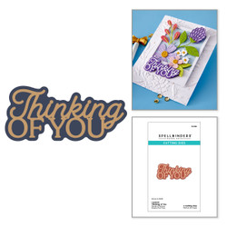 Spellbinders stanssi Thinking of You