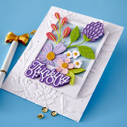 Spellbinders stanssi Thinking of You