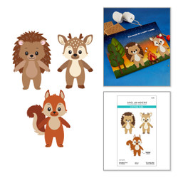 Spellbinders stanssi Woodland Trio