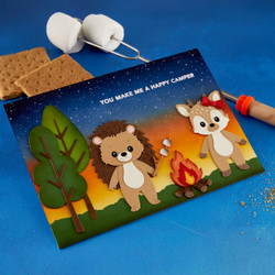 Spellbinders stanssi Woodland Trio