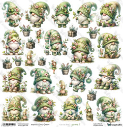 Scrap And Me skräppipaperi Gnomes 2