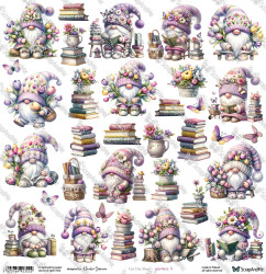 Scrap And Me skräppipaperi Gnomes 4
