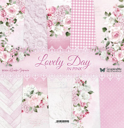 ScrapAndMe paperipakkaus Lovely Day In Pink, 12