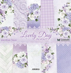 ScrapAndMe paperipakkaus Lovely Day In Violet, 12