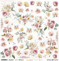 Scrap And Me skräppipaperi Sunny Blooms, Flowers 2