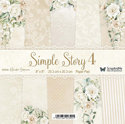 ScrapAndMe paperipakkaus Simple Story 4, 8