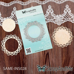 ScrapAndMe stanssi Doily 28