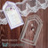 ScrapAndMe stanssi Card and Large Tags and Stitching