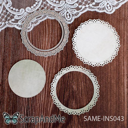 ScrapAndMe stanssi Doily 43