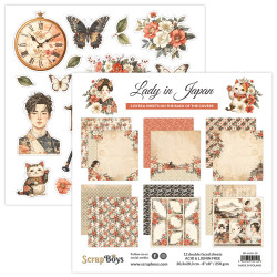 ScrapBoys paperipakkaus Lady in Japan, 8