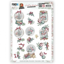 Yvonne Creations World of Christmas 3D-kuvat Christmas Globe