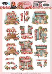Yvonne Creations Rose Decorations 3D-kuvat Rose Shopping