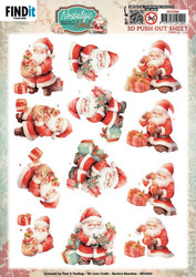 Berrie's Beauties Nostalgic Noel 3D-kuvat Nostalgic Presents