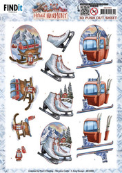 Amy Design Hygge Harmony 3D-kuvat Winter Sports