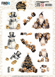 Berrie's Beauties Golden Whisper 3D-kuvat Santa