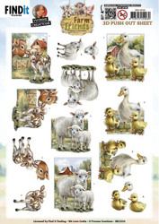 Yvonne Creations Farm Friends 3D-kuvat Mother and Child